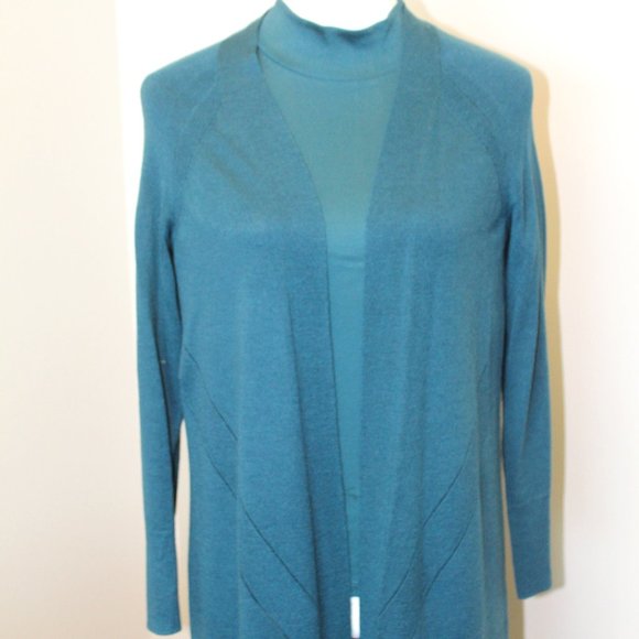 (NWT) Talbots Open-front Merino Wool Cardigan, PS - Picture 1 of 10